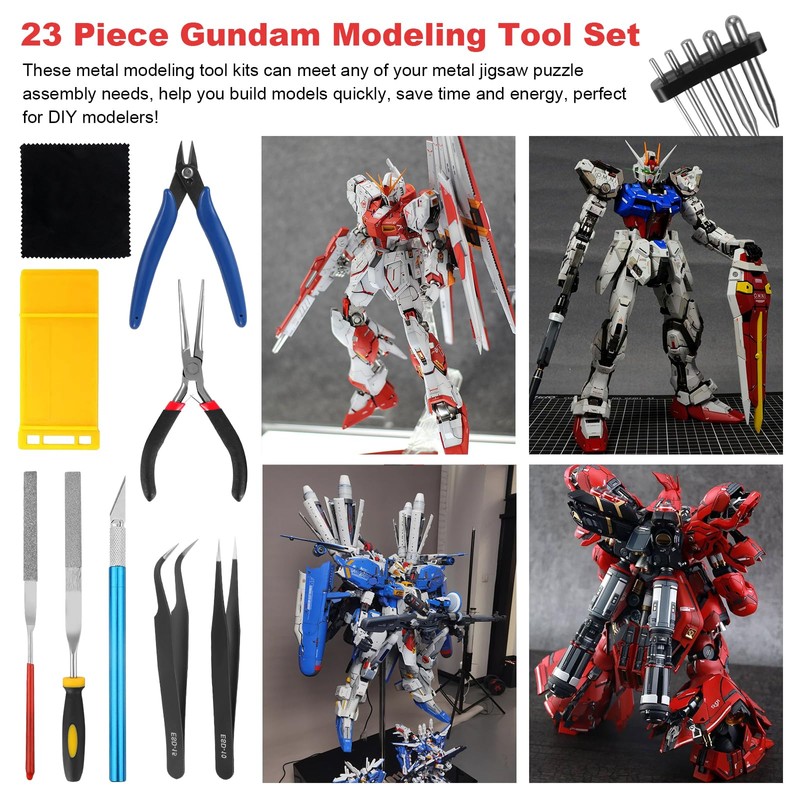 Coptiner 23PCS Gundam Model Tools Kit, Craft Set Model, Hobby