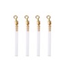 50pcs Float Waggler Adaptors Copper Fishing Swivel Head With Tube