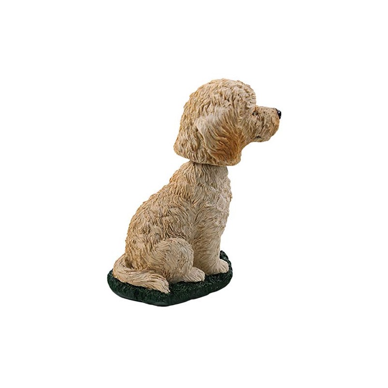 Animal Den Labradoodle Dog Bobblehead Figure for Car Dash Desk
