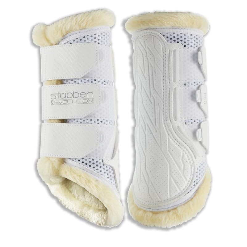 Stübben Airflow Brushing Boots Fleece lined - white - M