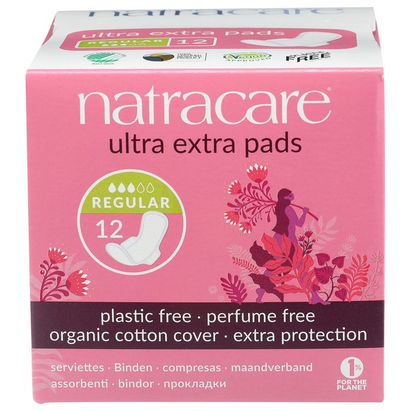 NATRACARE Ultra Xtra with Wings Normal, 12 CT