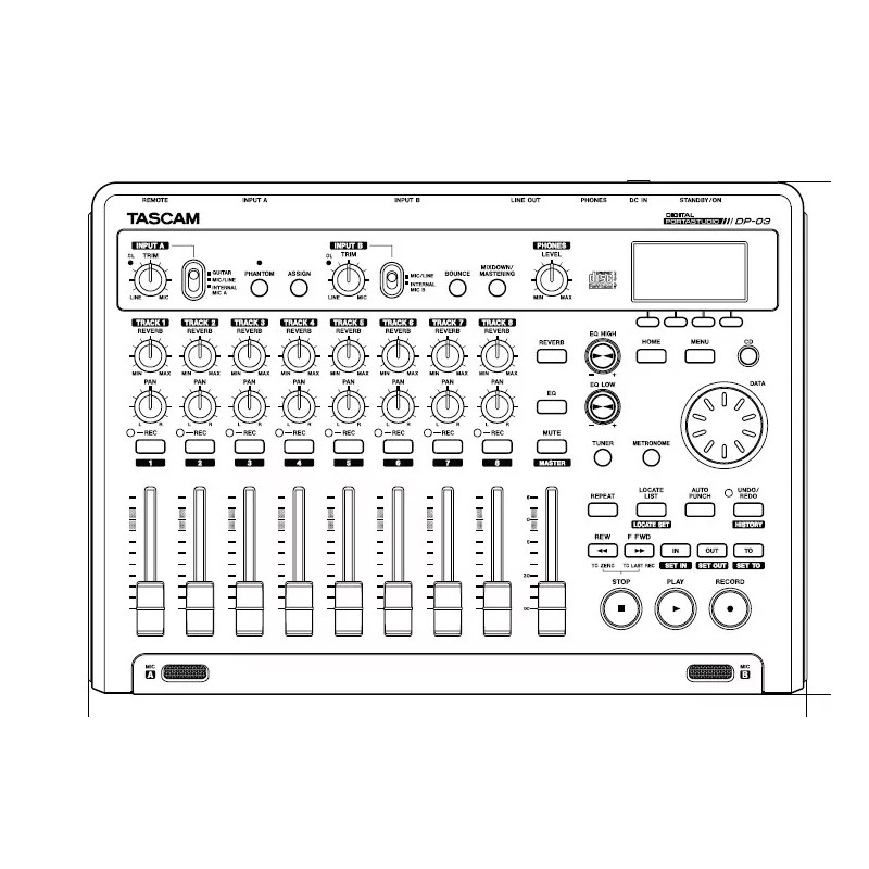 Unbranded TASCAM PORTASTUDIO 3 & MKII MINISTUDIO THREE BELT SET