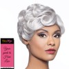 Foxy Silver Sharon Wig Color 3T280 - Short Wavy J-Part