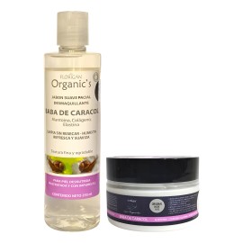Crema Baba De Caracol 100grs. + Jabon Baba De Caracol 250ml. Todo Tipo De Piel Día/noche