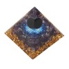 Crystal Pyramid Exquisite Beautiful Pyramid Power Stone Ornament for Desks