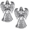 BBTO 2 Pcs Guardian Angel Sun Visor Clip Bless Travel