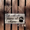 Funny Kitchen Signs Gift Farmhouse un Cafecito Para el Chisme