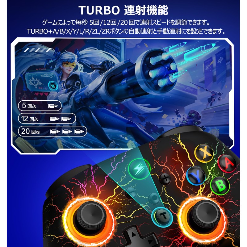 Switch Controller, Wireless, Back Button, Macro Function, Switch, Controller, Cool,