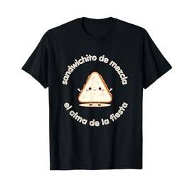 Sandwichito de Mezcla Puerto Rico Party Snack Art Spanish T-Shirt
