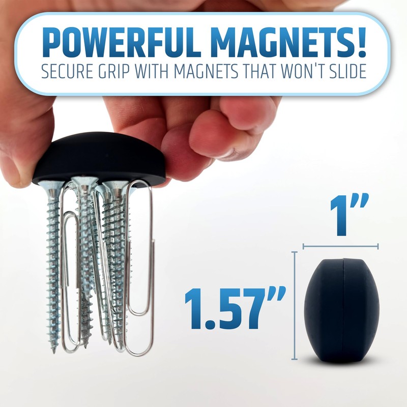 Powerful Anti-Billowing Magnetic Shower Curtain Weights for Splash-Free Bath Experience