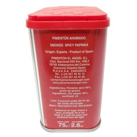 El Angel Smoked Hot Paprika From Spain (1 Pack)