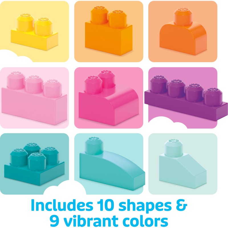 MEGA BLOKS First Builders Toddler Blocks Toys Set, Big Building