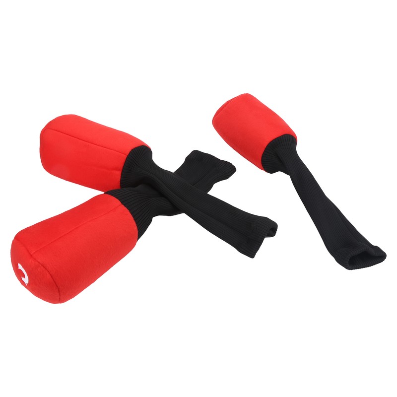 3pcs Durable Head Golf Cover Headcover Clubs Cover Protector for
