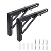 FAAING Pack of 2 Folding Console Heavy Duty 350 mm,