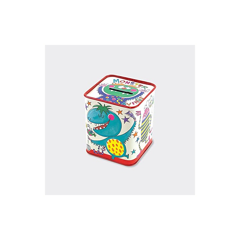 Rachel Ellen Monster Savings Tin Money Box
