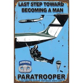 Wooden Jigsaw Puzzles Paratrooper 82nd Airborne The Last Step Toward Becoming A Man Recruitment Puzzle for Adults Kids Toys Gift Party Challenging Entertainment Props 1000 Piece