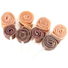 Pawmate Dog Treats, Chicken Duck Big Roll with Rawhide Stick Healthy Dog Jerky High Protein Dog Training Treats Dog Snacks Chewy for Medium Large Dog 4 Counts