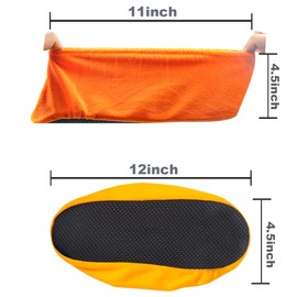 ELANE 9 Pairs Reusable Shoe Covers for Indoors，Washable Shoe Covers Bowling Shoe Covers Reusable，Non Slip Shoe Covers Foot Service for Indoor Household Office Laboratory (12inch)