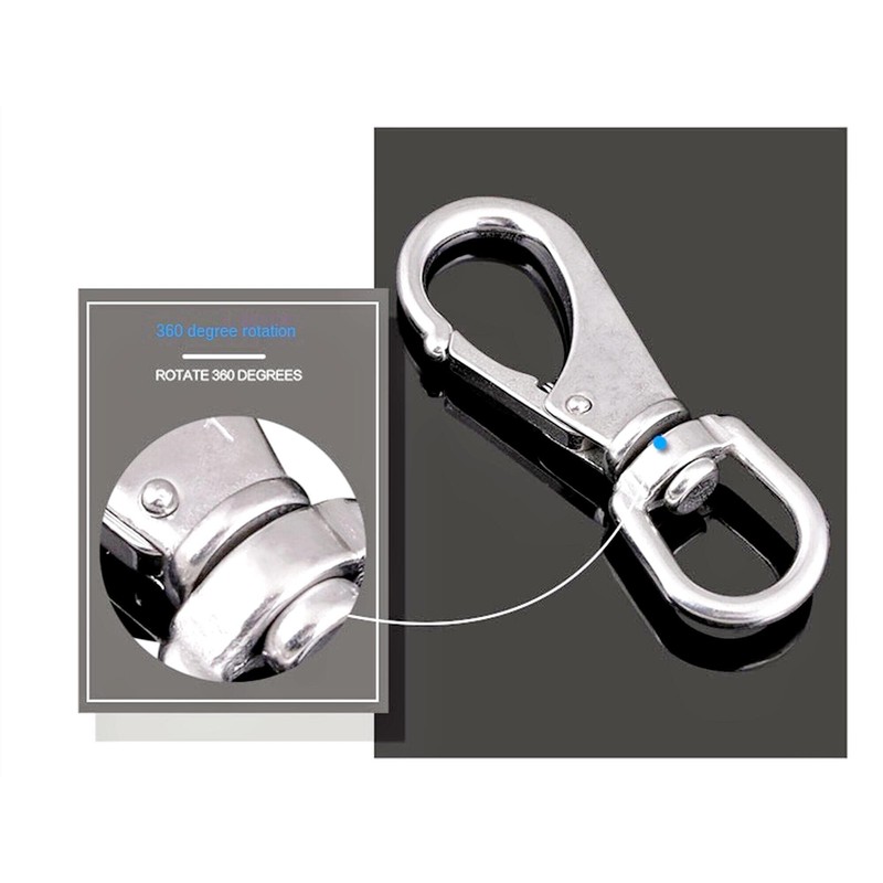 2PCS Boat 316 Stainless Steel 69/88/100/121MM Diving Pet Leash Connection