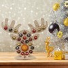 Christmas Advent Countdown Calendar Wooden Xmas Tree Deer Head Shaped