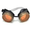 UMBRELLALABORATORY Steampunk Victorian Style Goggles with Neon Orange Spiral Diffraction