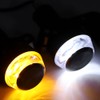 2pcs 7/8in Handlebar Rearview Mirrors with LED Turn Signal Amber