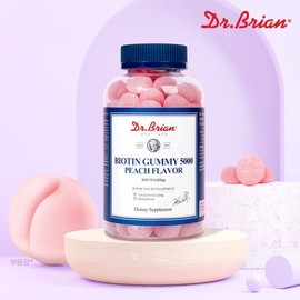 High-potency Biotin Gummies 5000 Peach Chewables 100 Pieces 4 Bottles USA Chewable Biotin Peach Flavor Women Pregnant Women Children / 고함량 비오틴 구미 젤리 5000 피치 츄어블 100개 4병 미국 씹어먹는 바이오틴 복숭아맛 여성 임산부 어린이