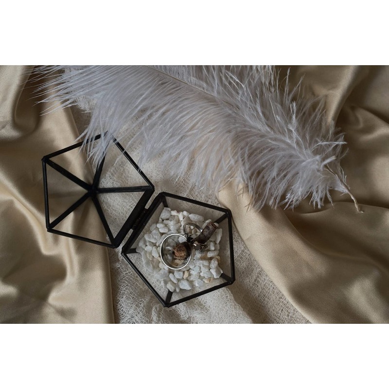 Ring box, Glass ring box, Proposal ring box Engagement ring