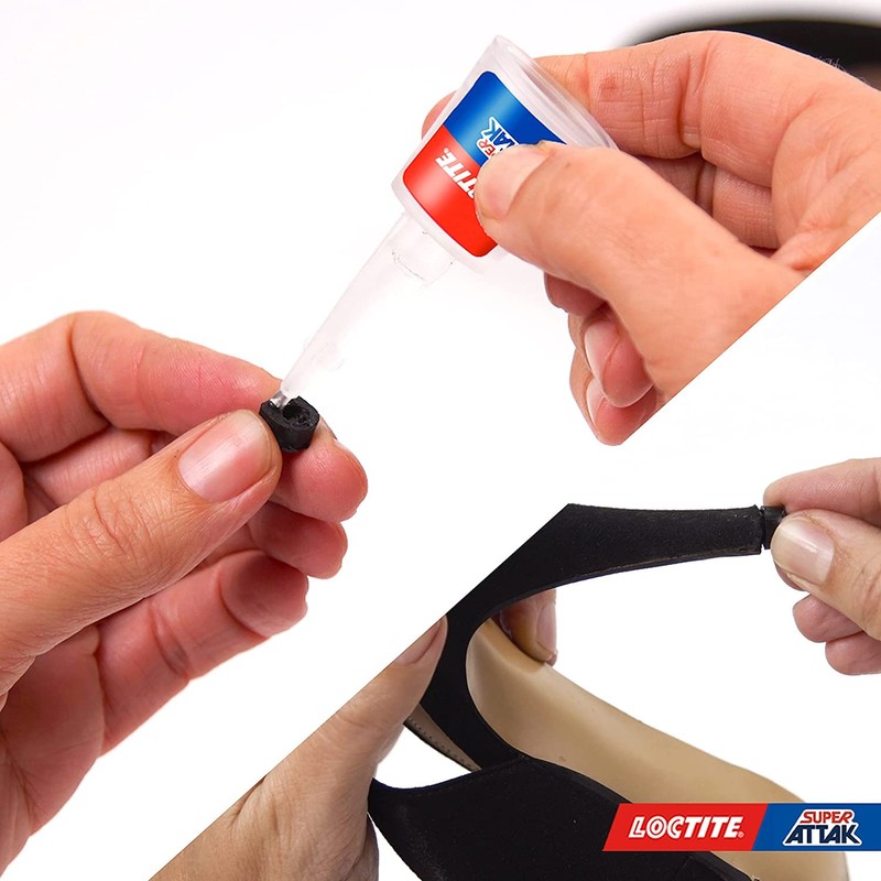 Loctite Super Attak Precision Max, Colla liquida trasparente con beccuccio