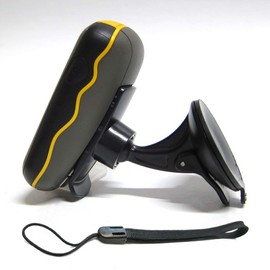 Ramtech Car Windshield Suction Mount Holder for Garmin GPSMAP 62 62s 62st 62sc 62stc 64 64csx 64s 64sc 64st 64sx 64x 65 65s 66i 66s 66sr 66st Handheld GPS + Free Bonus Wrist Strap - SCH