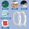 Uadme Heat Tape Sublimation, High Temperature Heat Resistant Clear Tape