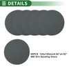 X AUTOHAUX Sandpaper Hook & Loop Sanding Sheets 125x125mm Black