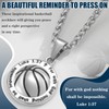 Bible Verse Soccer Basketball Baseball Football Necklace for Men Women