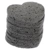 FOMIYES 30 Pack Heart Shaped Facial Sponges Compressed Makeup Cleansing