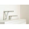 comfee.co.uk Czyz® 4 x Radiator shelf brackets ‘Kinga’ adjustable height,