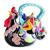 Blue Sky Ceramics Funky Black Rooster Teapot, Multi