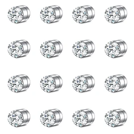 MODRSA Magnetic Nose Ring Fake Nose Ring Stud Fake Nose Stud Magnetic Nose Stud Fake Nose Piercing Magnetic Earrings for Women