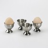 PIQIUQIU Set of 4 Egg Cup Holder Stainless Steel Egg
