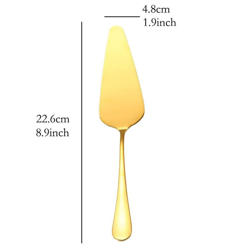 Mengbaobao 10x Cake Server Pie Holder Transfer Triangular Spade Spatula