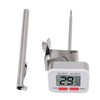 Food Thermometer Regulable Clip Large Display Screen Detachable Stainless Steel