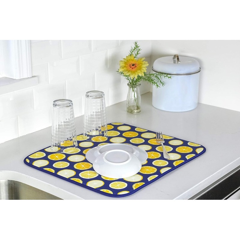 Microfibre Dish Drying Mats for Kitchen Super Absorbent Dish Drainer