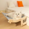 Cat Bedside Hammock and Window Perch, Cat Bed Attachment for