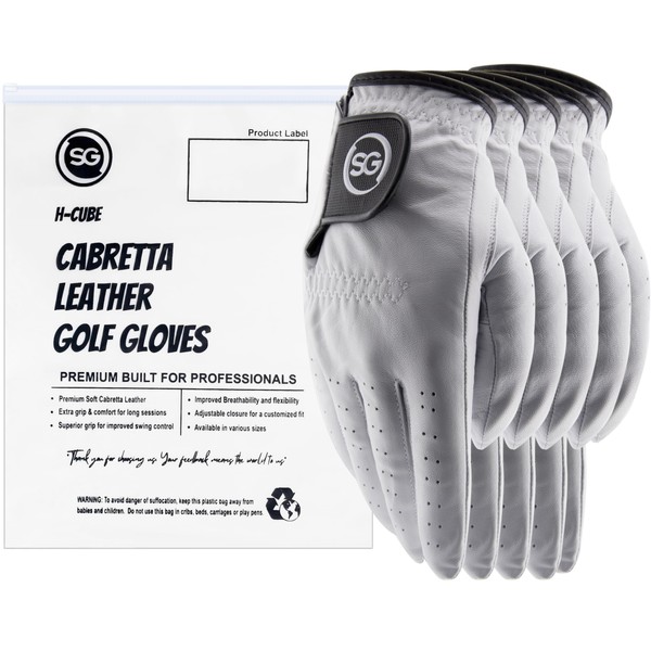 H-Cube Leather Golf Gloves Men Right Handed Golfer XX Large