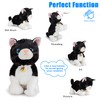 Smalody Interactive Electronic Plush Cat Toy - Multicolor LED Eyes