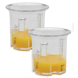 E-Z 4-Step Multi Measure Bar Cocktail Jigger, Set of 2