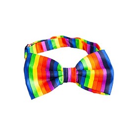 Wicked Costumes Adult Pride Rainbow Bow Tie Accessory