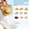 BQSAZHYJ 2Packs Hat Clip for Travel on Bag Beach Style