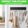6 Pcs Magnetic Key Holder for Fridge with 10 Hooks,