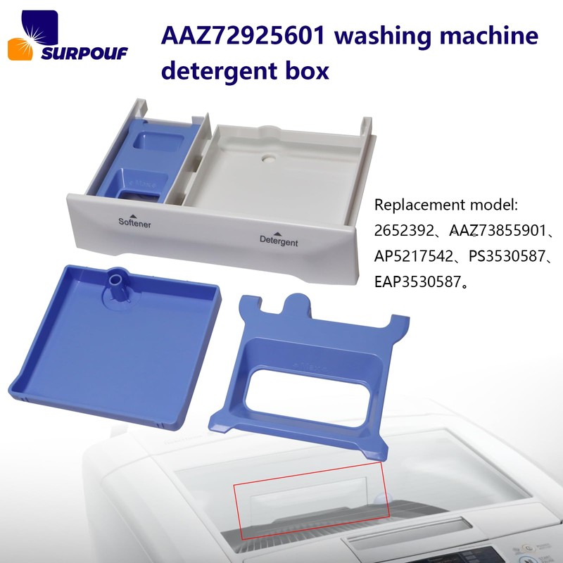AAZ72925601 Washing Machine Dispenser Detergent Box Fits for LG AP5217542