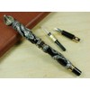 Lanxivi Jinhao Snake Fountain Pen Vintage Black Cobra Three-dimensional Pattern